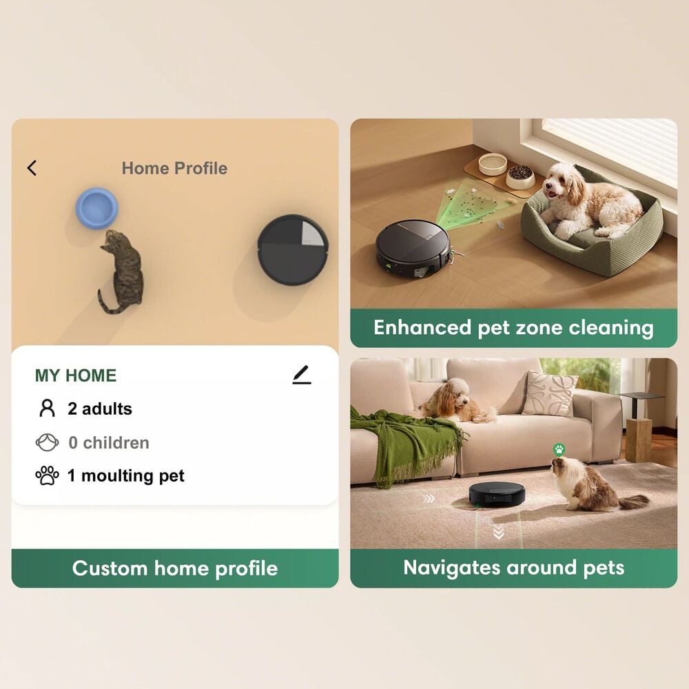 Cleaning that adapts to your home