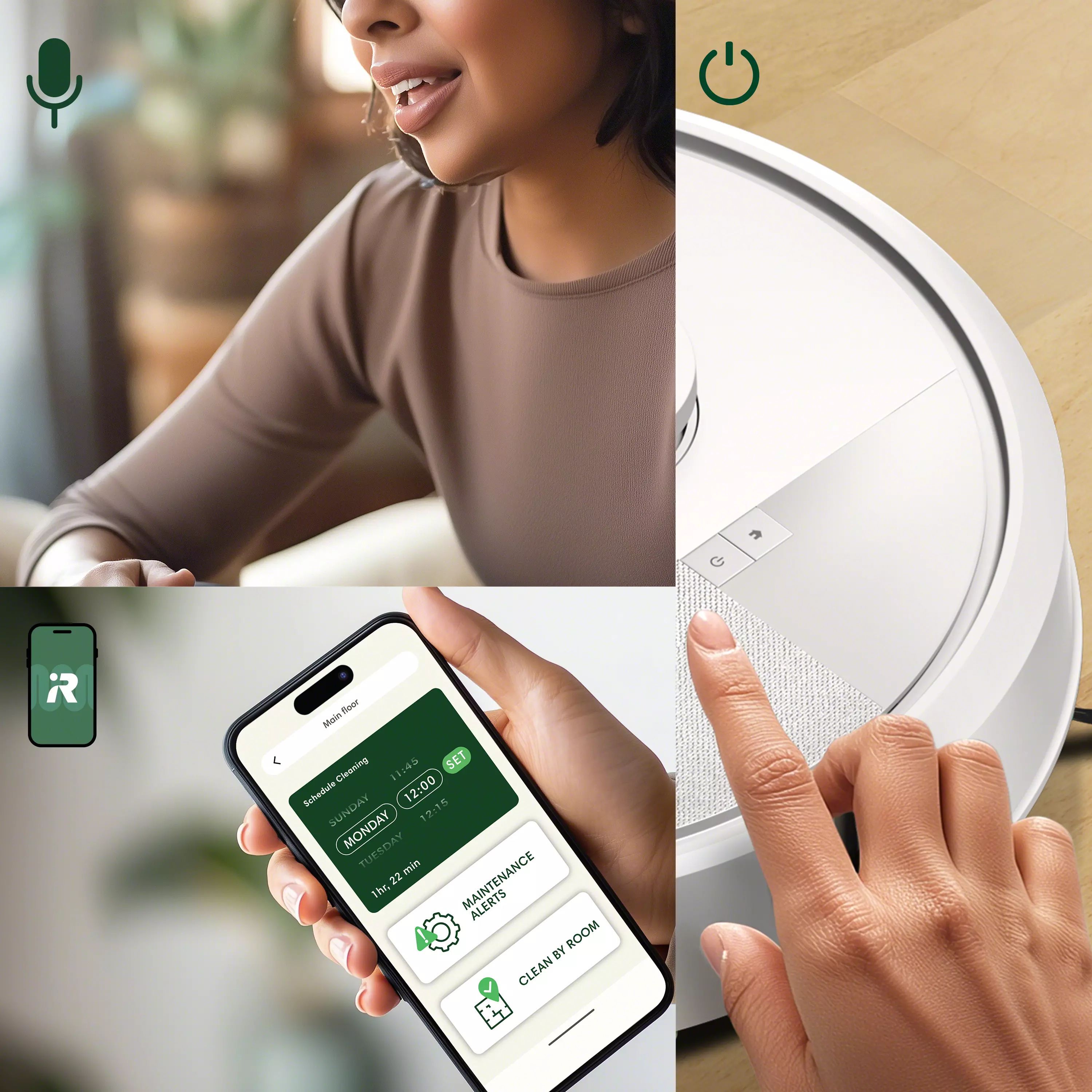 Roomba® 105 Combo Robot - White