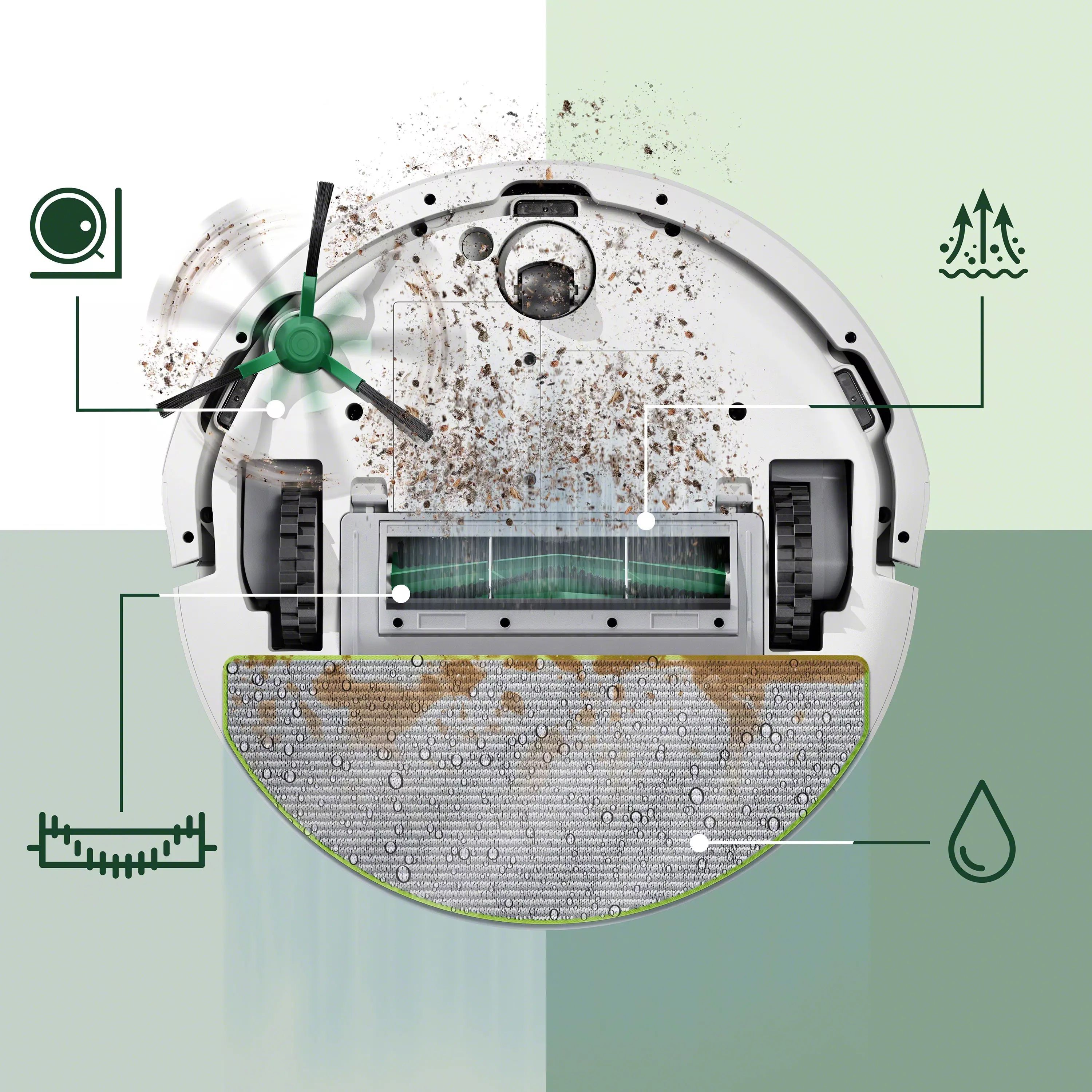 Roomba® 105 Combo Robot - White