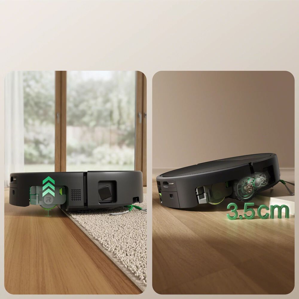 Moves easily between rooms while protecting rugs