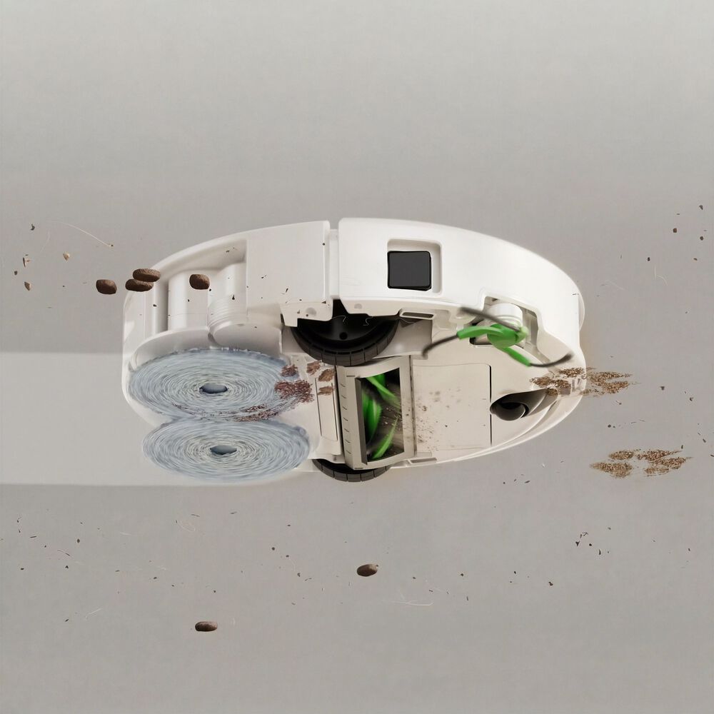 Scrubs stuck-on messes &mdash; not just loose dirt.