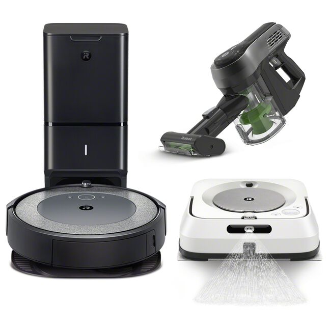 Roomba® i3+, Braava jet® m6 & H1 Handheld Bundle