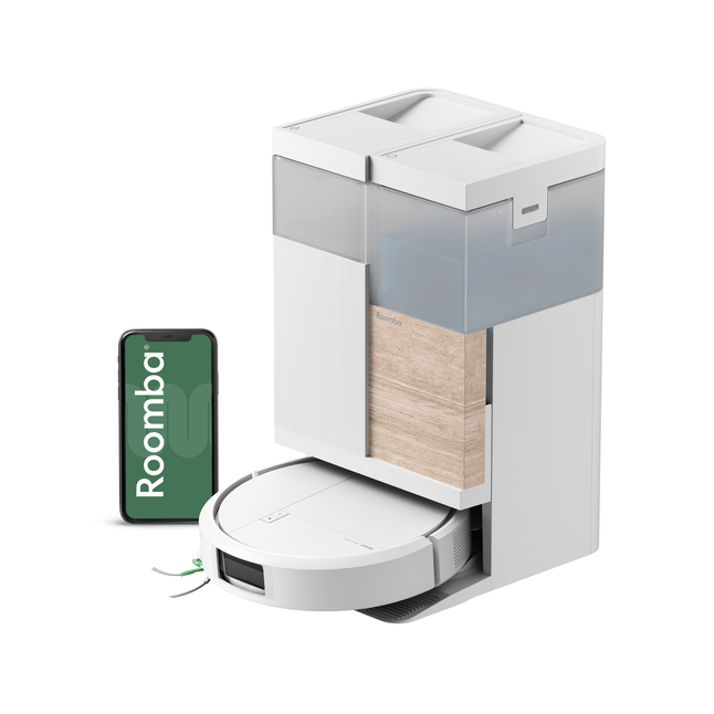 Roomba&reg; Plus 575 Combo Robot + AutoWash&trade; Dock - White