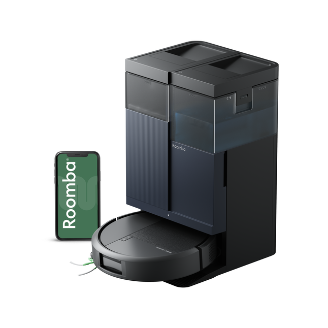 Roomba&reg; Plus 415 Combo Robot + AutoWash&trade; Dock - Black