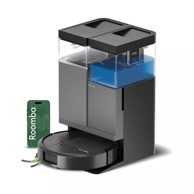 Roomba&reg; Plus 415 Combo Robot + AutoWash&trade; Dock - Black