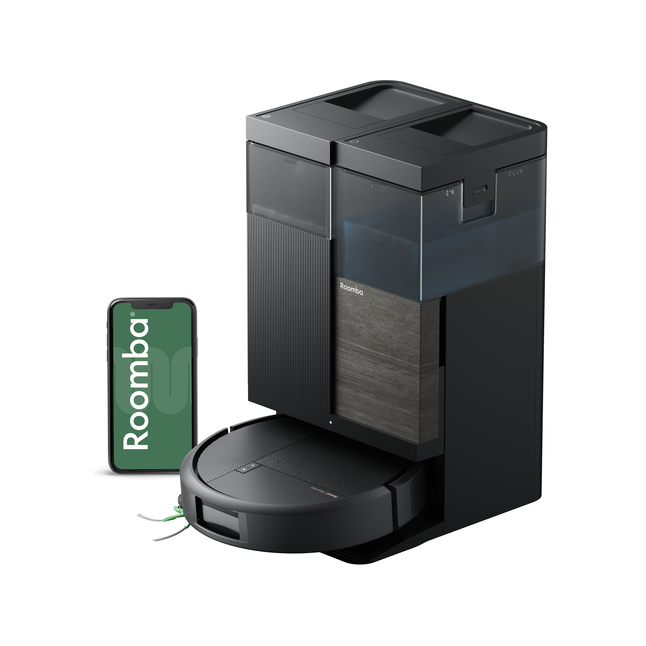 Roomba&reg; Plus 575 Combo Robot + AutoWash&trade; Dock - Black, , large image number 0