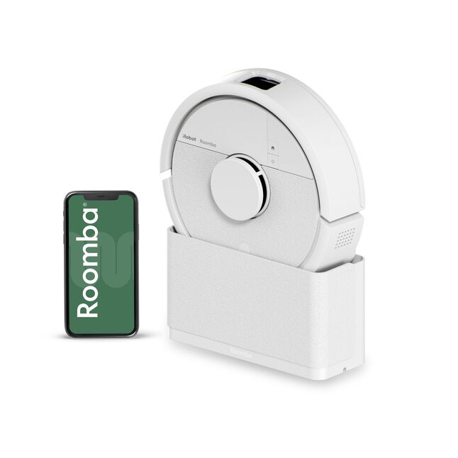Roomba&reg; Mini Robot Vacuum & Mop + SlimCharge&trade; Stand - White