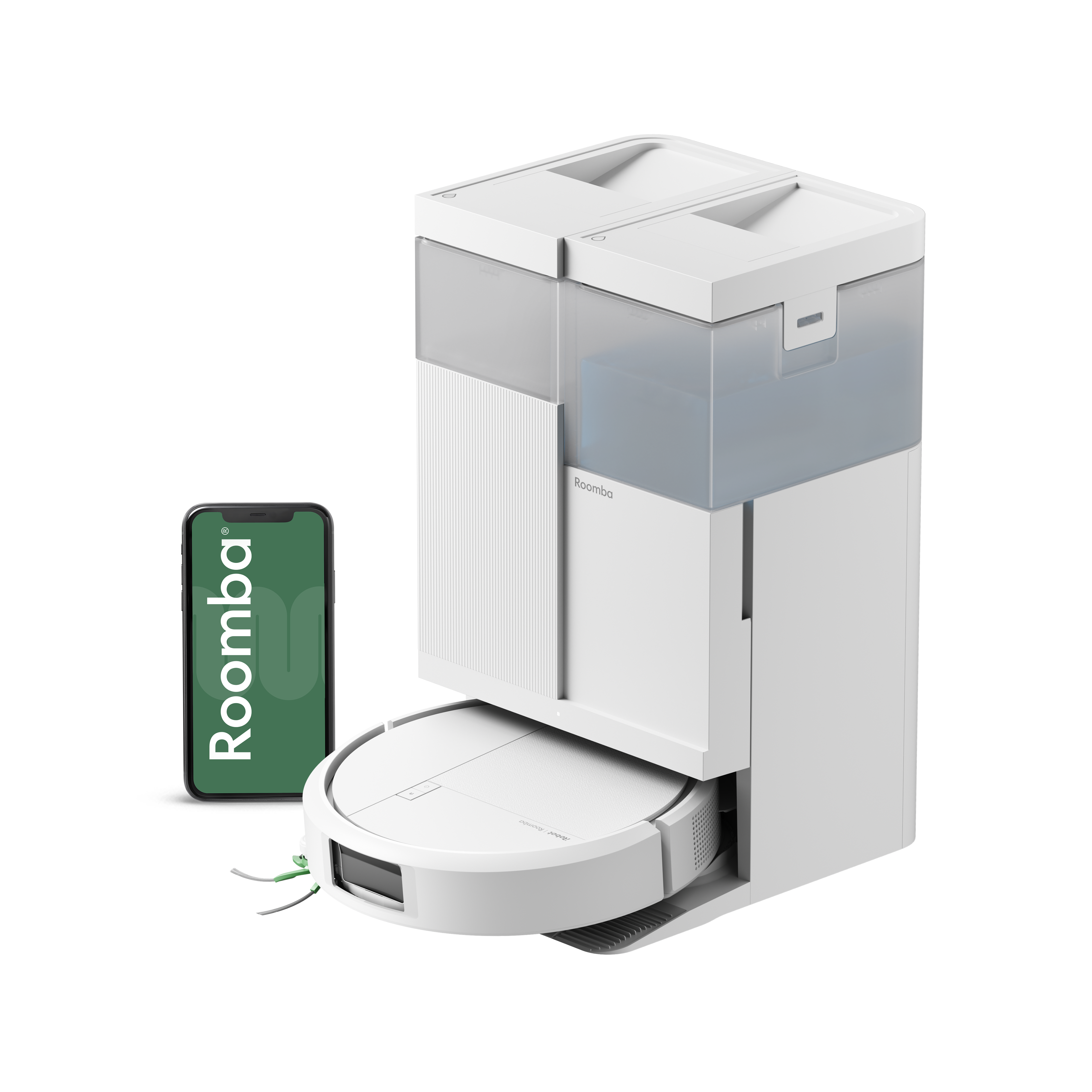 Roomba Plus 515 Combo Robot + AutoWash Dock | White | iRobot